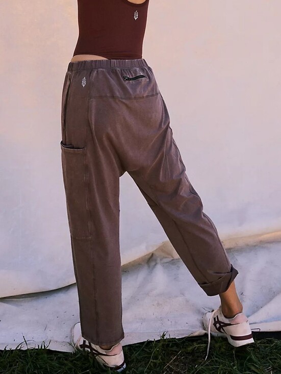 Free People Pants - Free People FP Movement Hot Shot Pants In Charcoal Brown Size Small